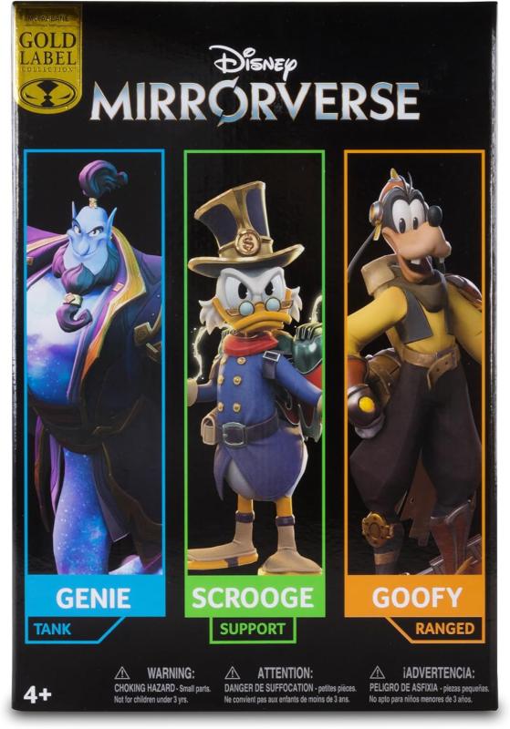 Джинни (Джин), Гуфи и Скрудж МакДак серии "Disney Mirrorverse" (13-18 см.) от McFarlane Toys