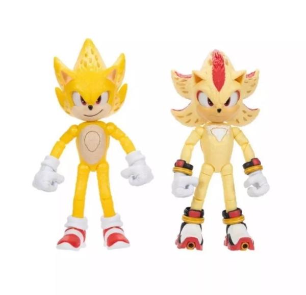 Супер Шедоу и Супер Соник со световыми эффектами "Соник 3" (около 13 см.) от Jakks