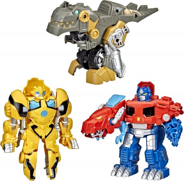 Оптимус Прайм, Бамблби и Гримлок "боты спасатели" (около 12 см.) от Hasbro
