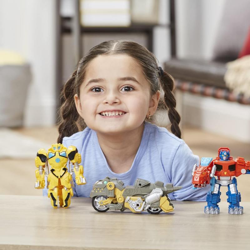 Оптимус Прайм, Бамблби и Гримлок "боты спасатели" (около 12 см.) от Hasbro