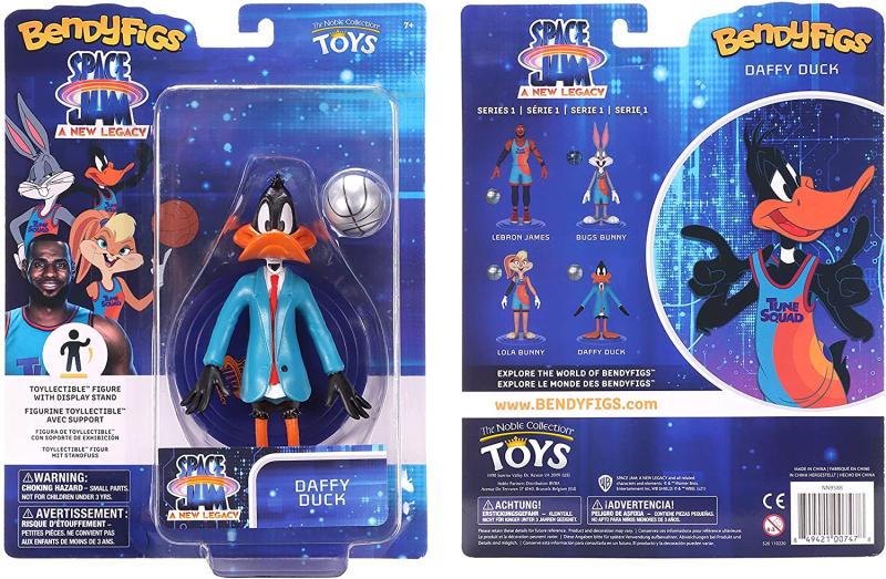 Даффи Дак с мячик и подставкой  "космический джем" (15.2 см.) от Moose Toys LLC