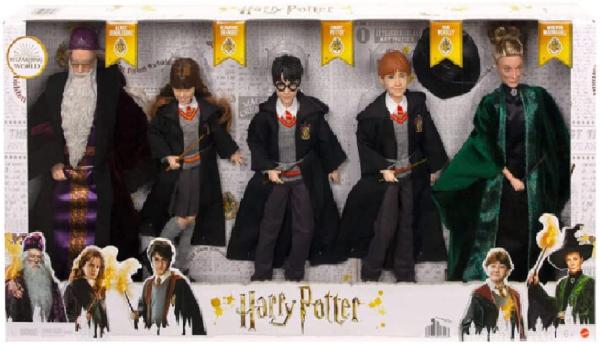 Гарри Поттер, Гермиона, Рон, Альбус и Минерва от Mattel (30 см.)