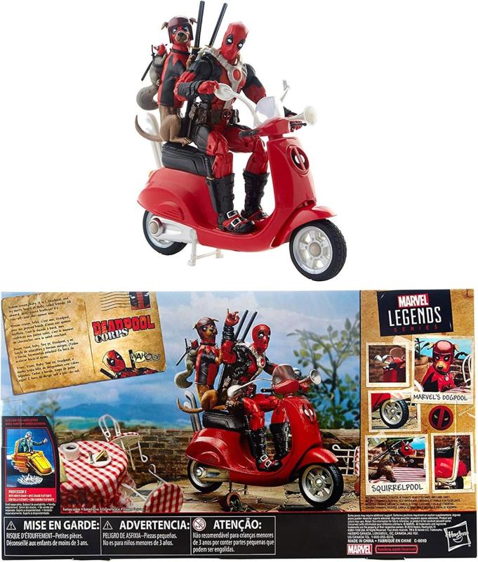 ДедПул со скутером, собачкой, белочкой и оружием (15.5 см.) от Hasbro