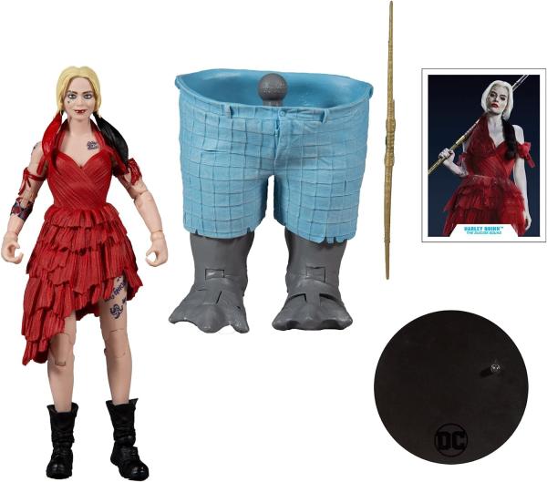 Харли Квин с аксессуарами и баф частью "Отряд самоубийц" (18 см.) от McFarlane