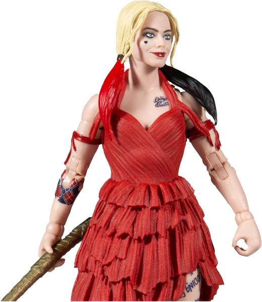 Харли Квин с аксессуарами и баф частью "Отряд самоубийц" (18 см.) от McFarlane