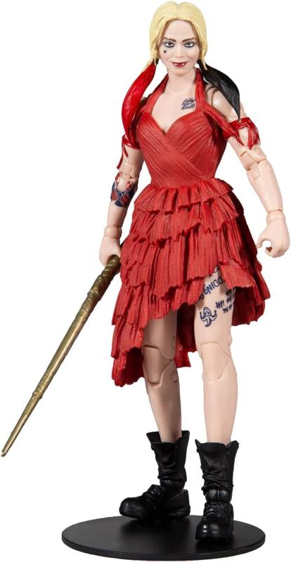 Харли Квин с аксессуарами и баф частью "Отряд самоубийц" (18 см.) от McFarlane