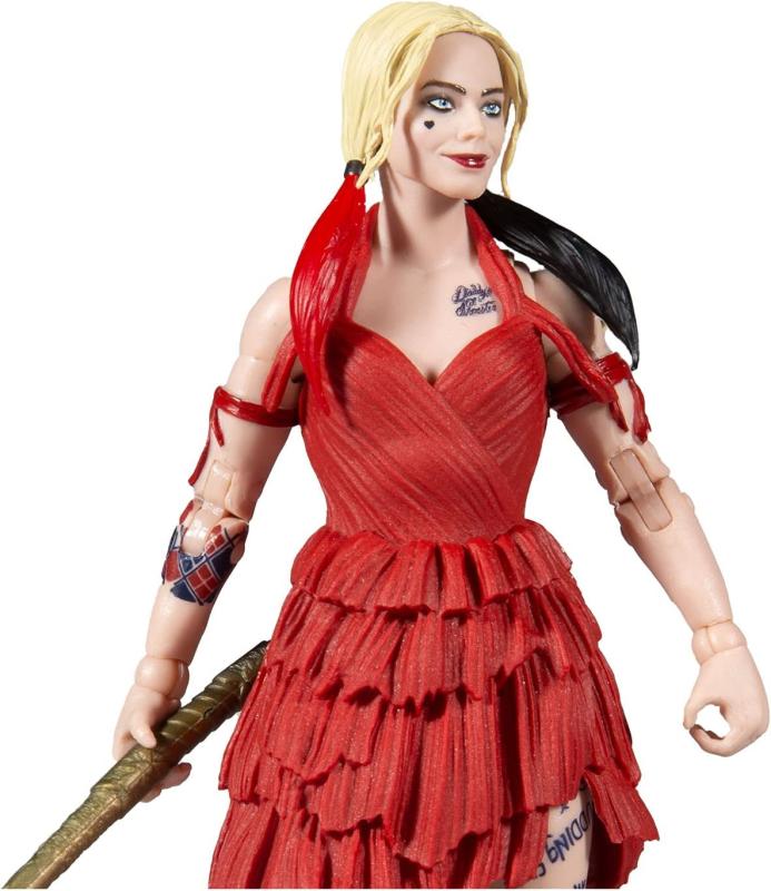 Харли Квин с аксессуарами и баф частью "Отряд самоубийц" (18 см.) от McFarlane