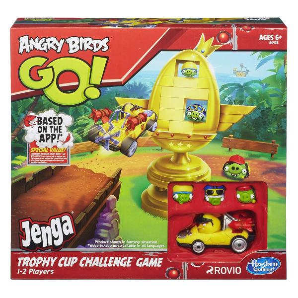 Игровой набор "angry birds" с жёлтой машинкой и свинками от Hasbro / Rovio