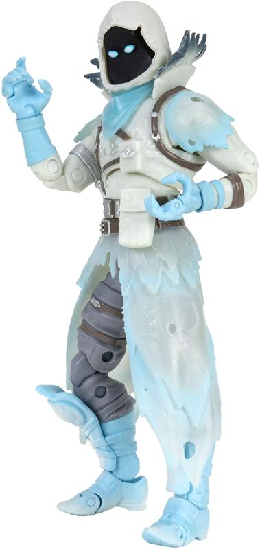 Ворон замороженный со сменными масками, оружием и аксессуарами. Fortnite Frozen Raven (15.5 см.)