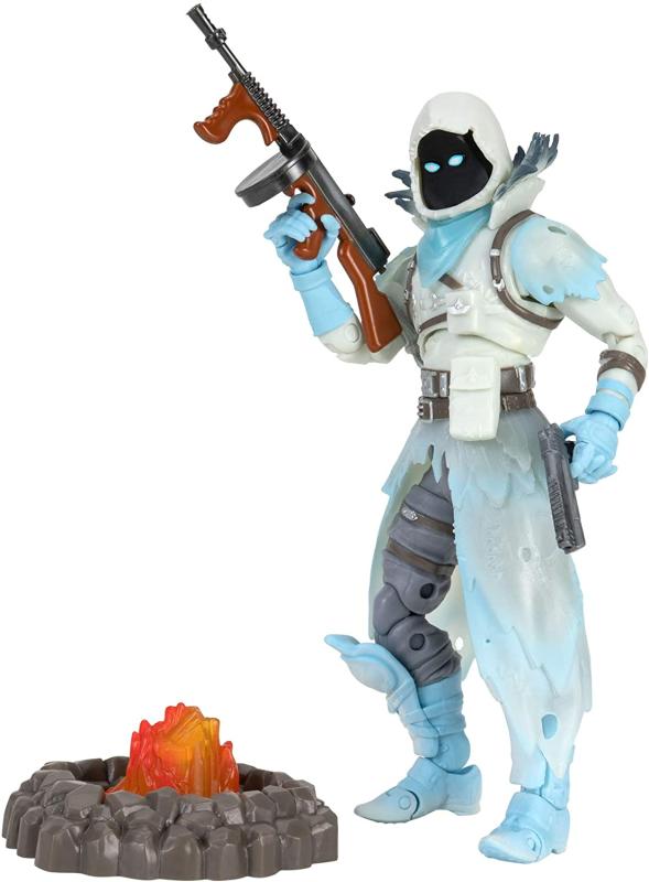 Ворон замороженный со сменными масками, оружием и аксессуарами. Fortnite Frozen Raven (15.5 см.)