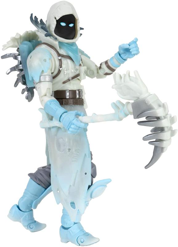 Ворон замороженный со сменными масками, оружием и аксессуарами. Fortnite Frozen Raven (15.5 см.)