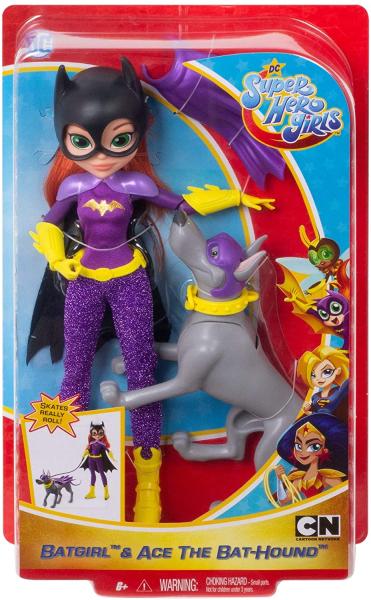 Куколка - подросток БэтГёрл с собачкой и аксессуарами "Super Hero Girls" (26 см.)