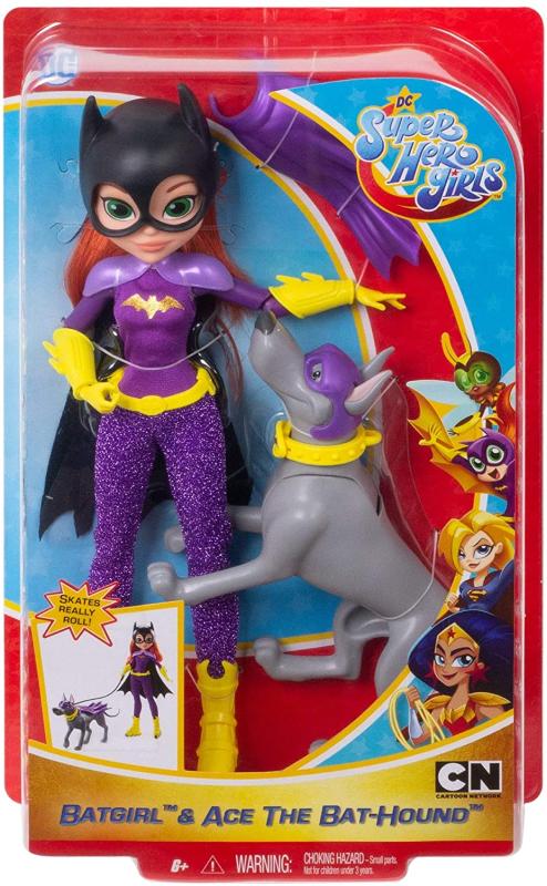 Куколка - подросток БэтГёрл с собачкой и аксессуарами "Super Hero Girls" (26 см.)