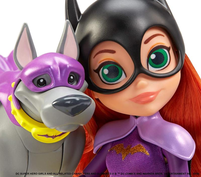 Куколка - подросток БэтГёрл с собачкой и аксессуарами "Super Hero Girls" (26 см.)
