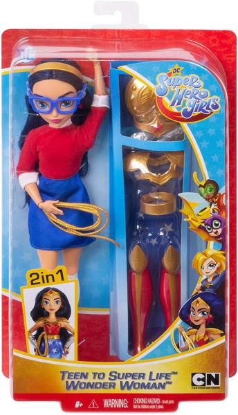 Куколка - подросток Чудо-женщина с аксессуарами "Super Hero Girls" (26 см.)