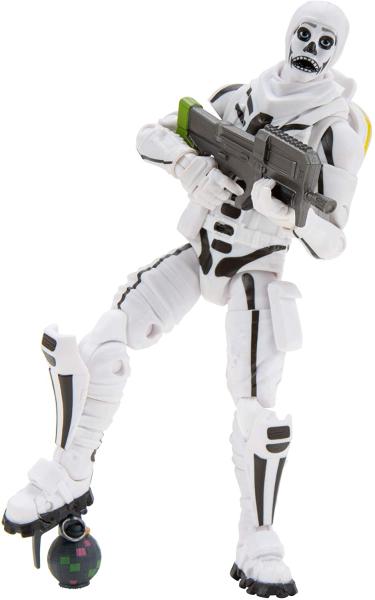 Скелет белый с оружием и аксессуарами / Skull Trooper Fortnite (15.5 см.) от Jazwares