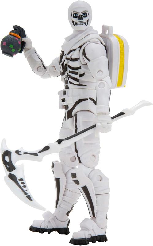 Скелет белый с оружием и аксессуарами / Skull Trooper Fortnite (15.5 см.) от Jazwares